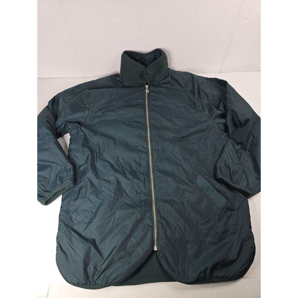 Vtg 80s 90s Reversible Winter Windbreaker Lined Coat XL Jacket Polyester Pocket